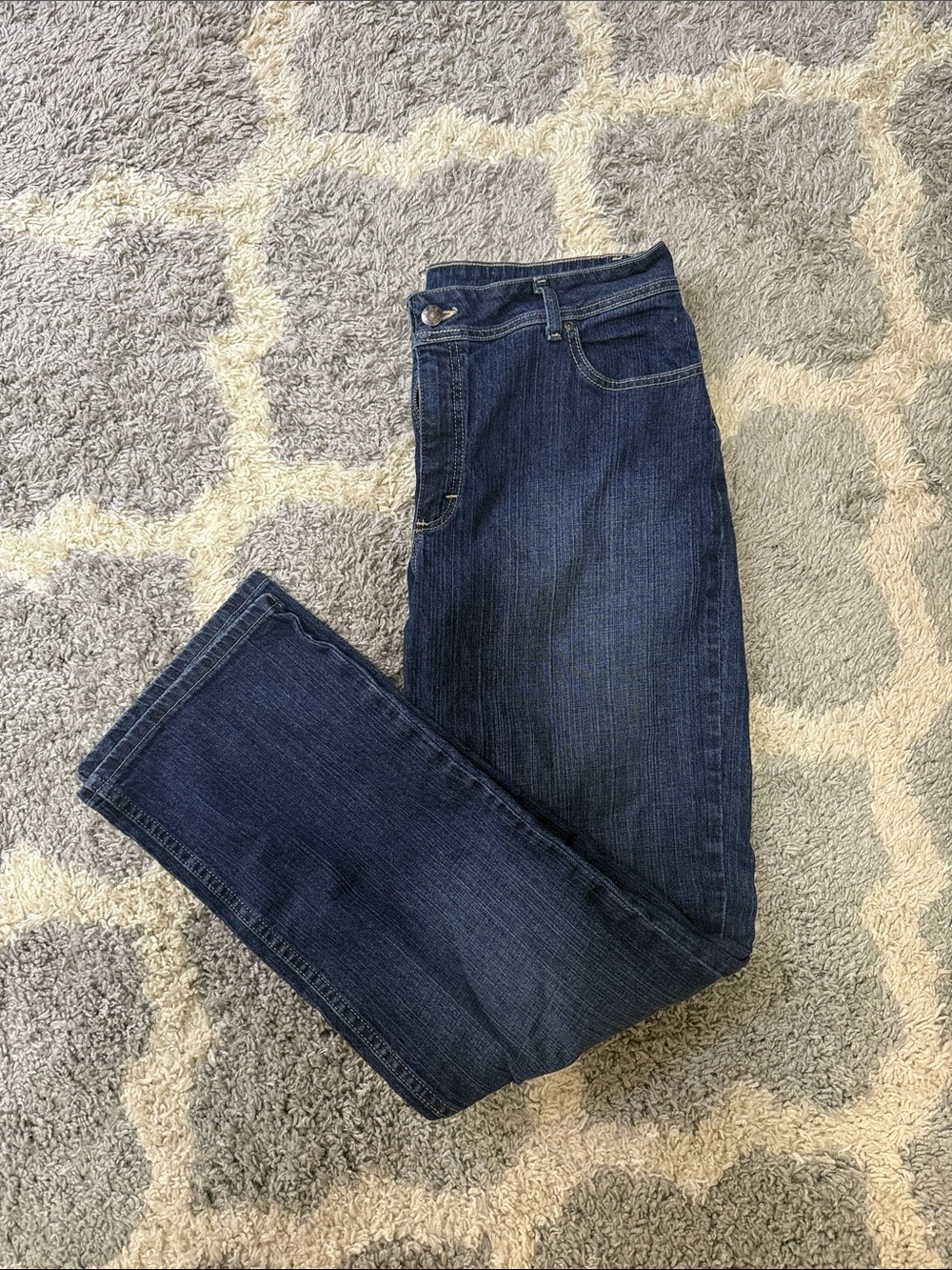 Riders by Lee Dark Blue Straight-Leg Women's Jeans